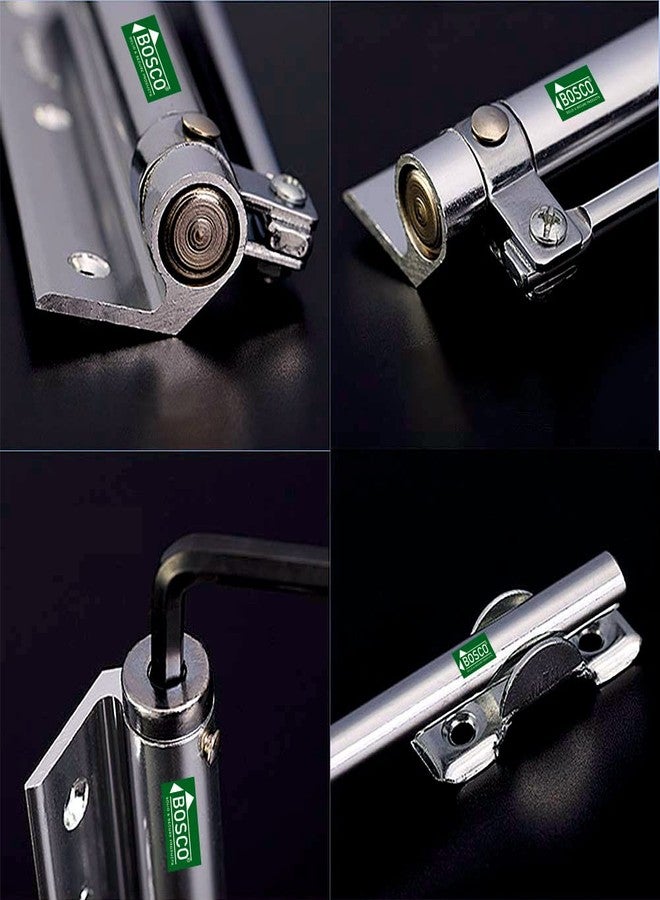 BOSCO Stainless Steel Spring Door Closers for Light Weight Door, Residential/Commercial Purpose with Fitting Set (Color Silver) (Spring Door Closer_1 Pc) - Image 3